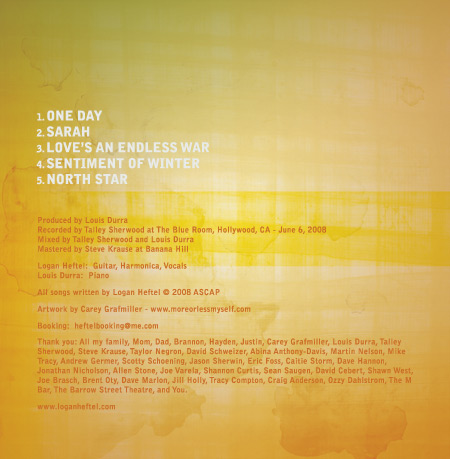 Logan Heftel - One Day Album Art